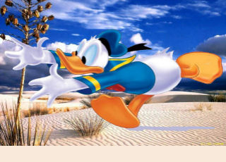 Cell Phone Inside Donald Duck